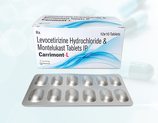 Carrimont-L Montelukast Levocetirizine Allergy Tablets by Carring Pharma